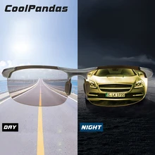 Топ алюминиево-магниевые фотохромные солнцезащитные очки для мужчин, для вождения, поляризационные очки, день, ночное видение, очки для водителя, gafas oculos de sol