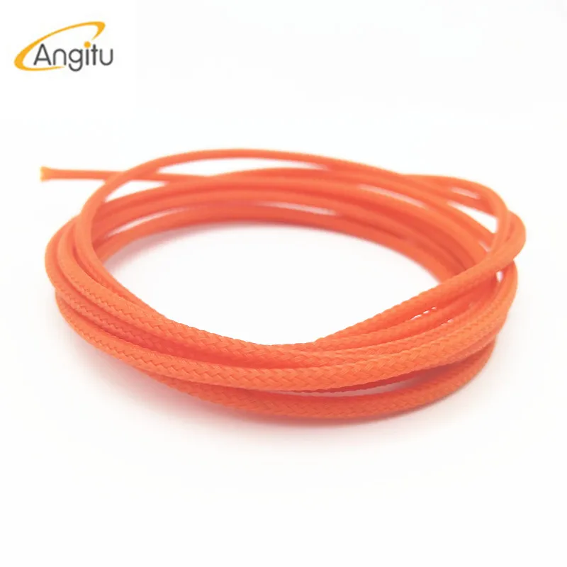 Angituy 2mm PET Sleeve expandable braided cable sleeve sleeving DIY Cable-10m/lot