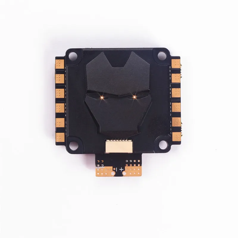 Black Racerstar Metal 60A Blheli_32 3-8S 4 в 1 бесщеточный ESC с датчиком тока DShot1200 CNC IP65 водонепроницаемый ESC для радиоуправляемых дронов запчасти - Цвет: Black