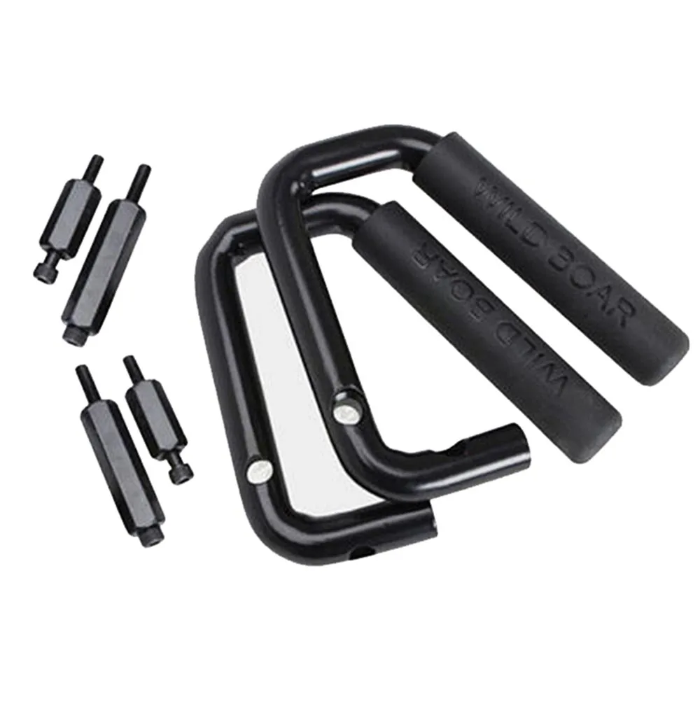 1 Set Grab Bars Black Color Door Front Grab Handles For Special Carin