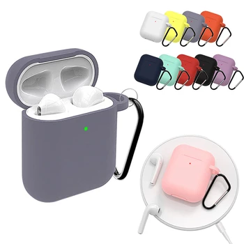 

Liquid Silicone Drop Protection Sleeve Bluetooth Wireless Earphone Case for AirPods Accessories for Apple Airpods Charging Box