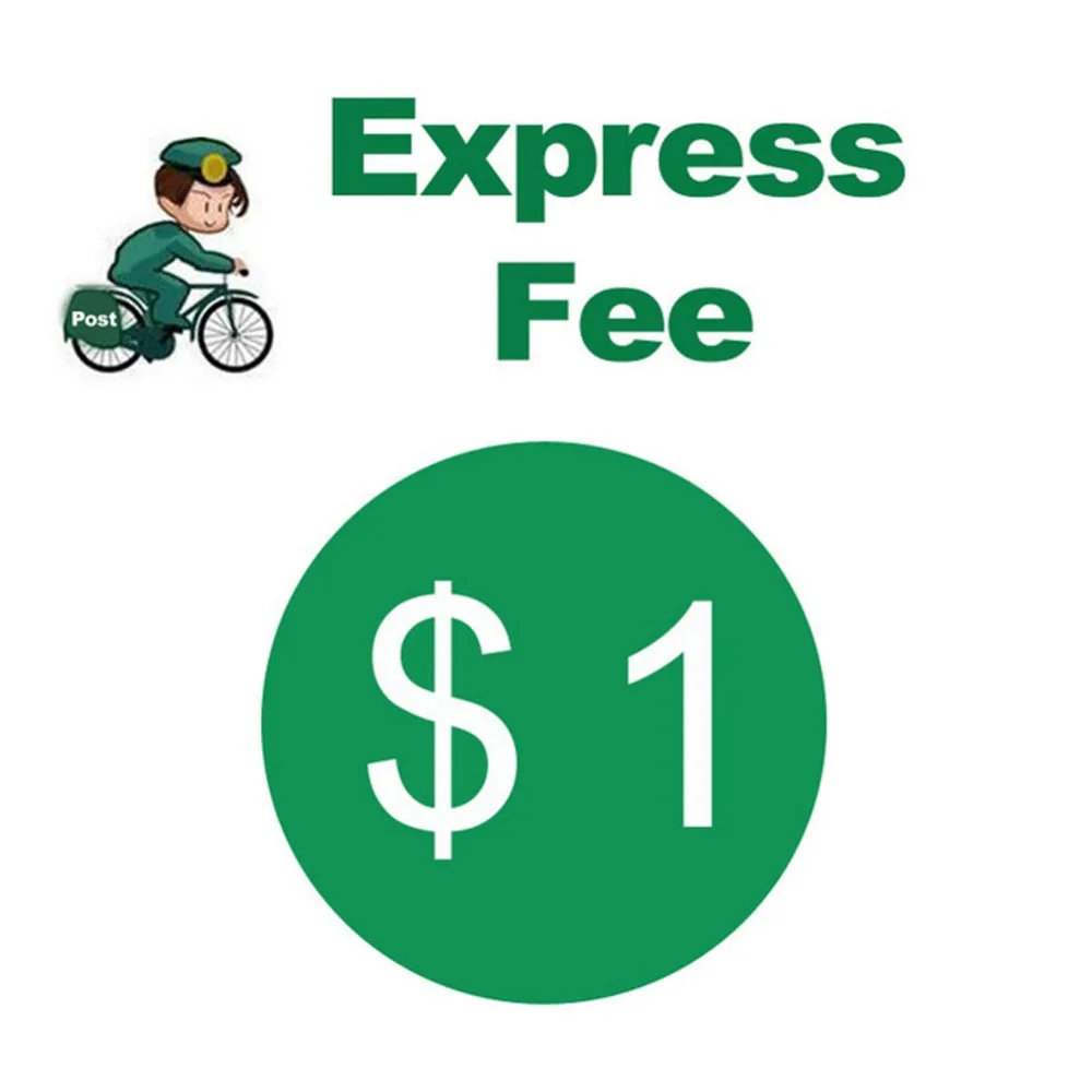 

$1 Extra Fee/cost just for the balance of your order/shipping cost
