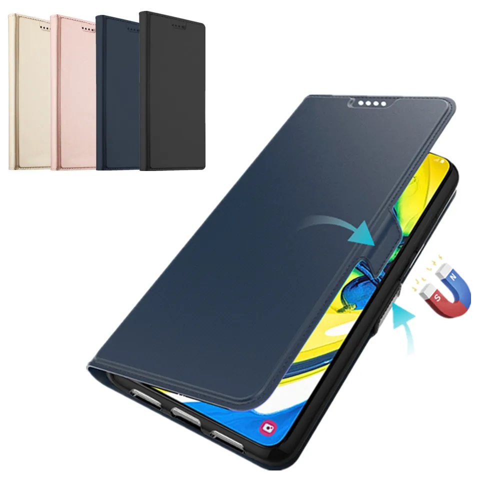 Чехол для Samsung A50 из искусственной кожи с откидной крышкой и подставкой чехол