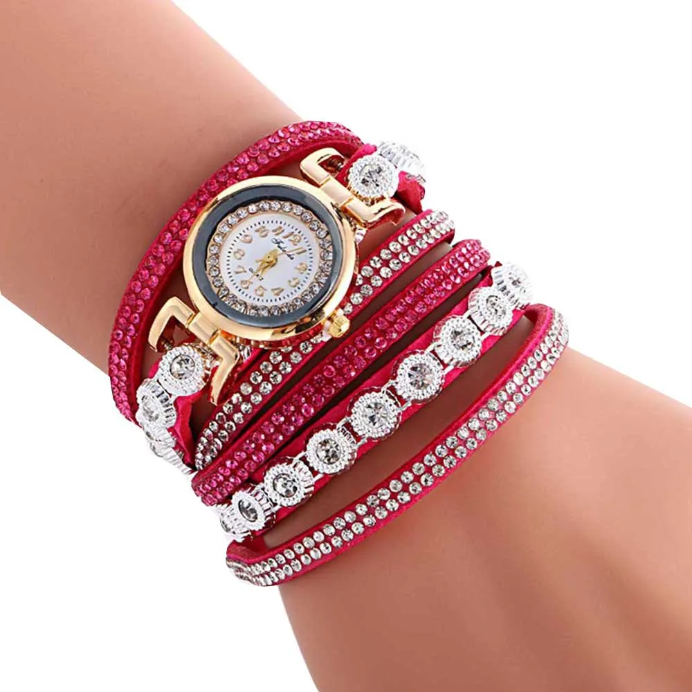Высокое качество красивые модные женские часы-браслет женские часы повседневные круглые кварцевые наручные часы-браслет для женщин часы 328