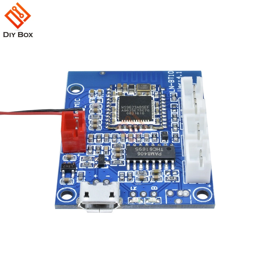 Pure Bluetooth 4 1 5 Вт + стерео усилитель плата PAM8406 аудио приемник модуль с AEC/ANC