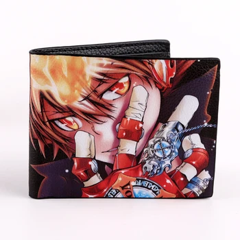 

HITMAN REBORN Wallet Hetalia Folding Style Colorful Short Purse Card Holder One Punch Man Zero Money Bag