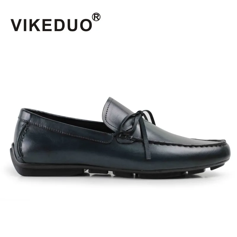 Vikeduo 2020 ручная работа винтажная Мужская обувь для отдыха мокасины Gommino Ручная
