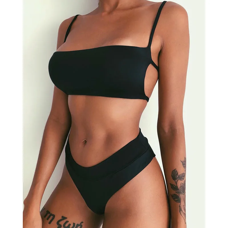 

Bikinis 2019 Women Swimwear Push Up Swimsuit Thong Bikini Set Brailian Biquini Plus Size Bathing Suit Beachwear Swim Summer Girl