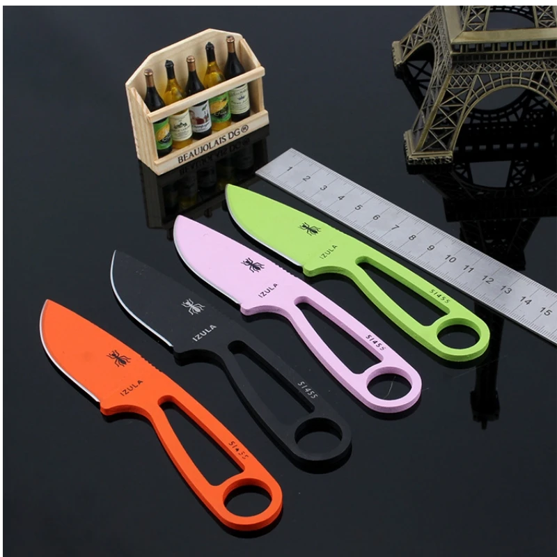 

DUAN FA fidget spinner diagnostic-tool knife Small straight knife karambit camping outdoor knife survival 4 colors lowest price