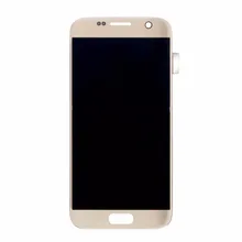 50 PCS/Lot Lcd Screen Display Penggantian untuk samsung s7 Layar Lcd dengan Sentuh AAA Kaca Suku Cadang Tidak Ada Dead Pixel