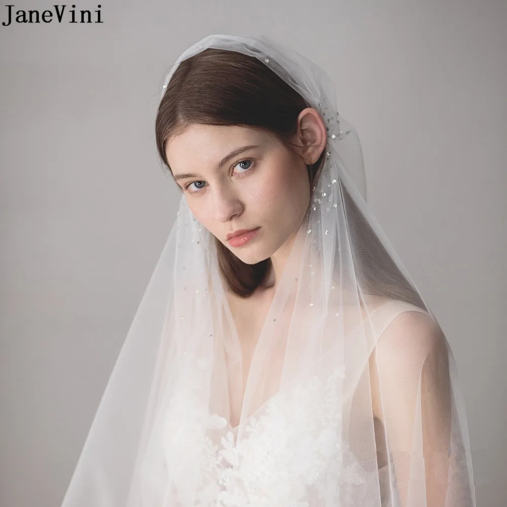 Lace Cheap Bridal Veils Tulle Fashion short One layer wedding accessories