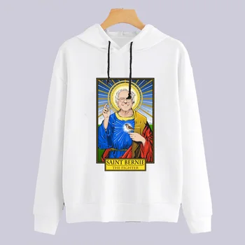 

2019 Funny Saint Freddie Printed Hoodies Women harajuku Long Sleeve Hooded Cartoon Sweatshirts Tops