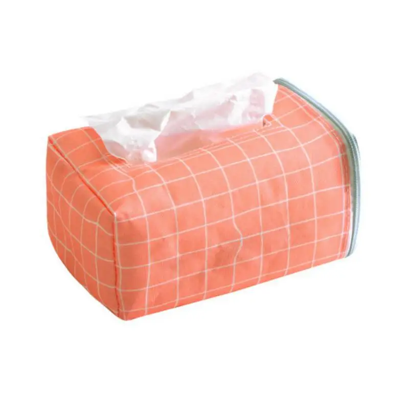 

New Car Cloth Towel Box Car Seat Paper Towel Carrier Carriage Back Multifunction Paper Tissue Bag Pumping Box Tissue Box