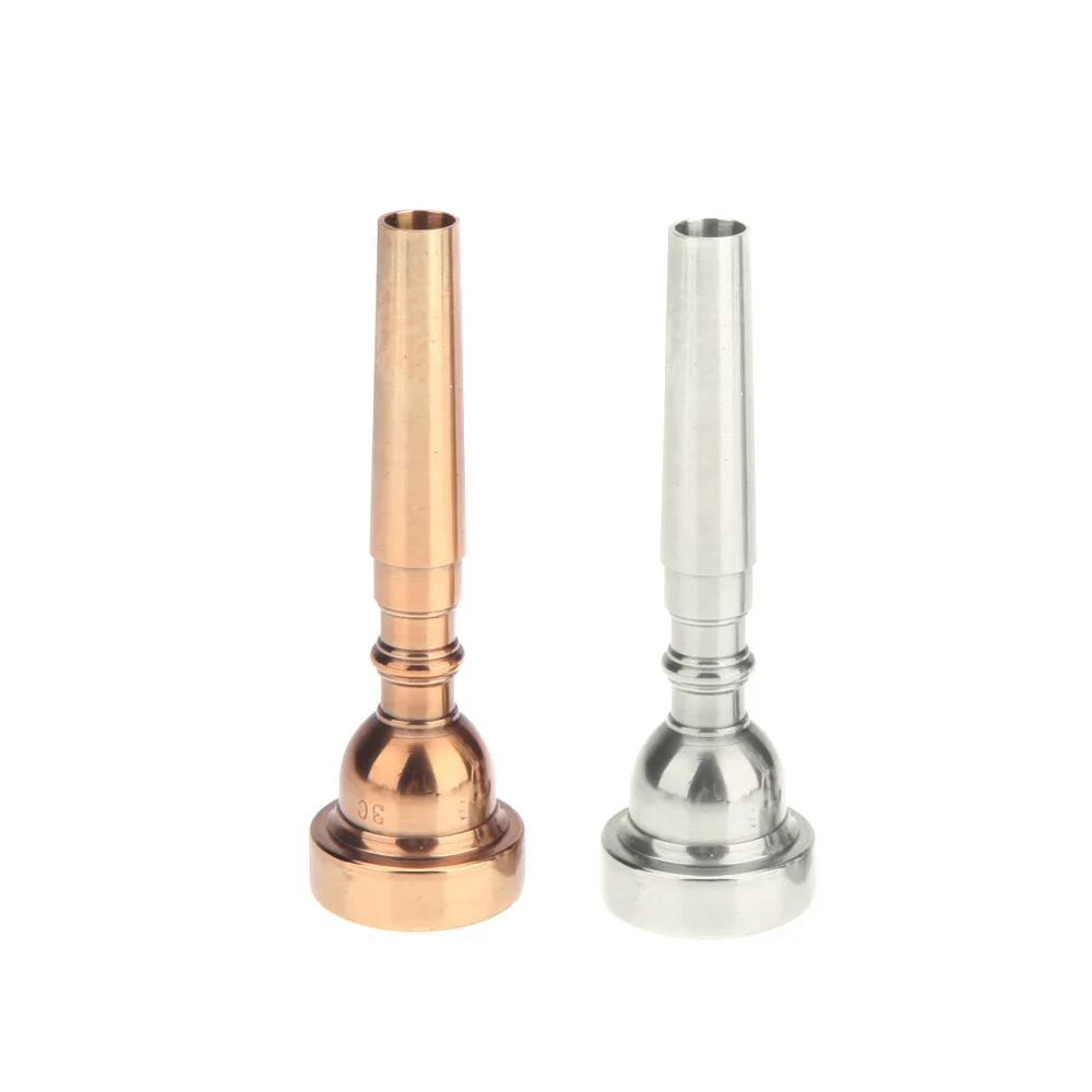

High Quality Durable Stylish Silver/Golden 3C Trumpet Mouthpiece Copper Alloy Design Trumpet Accessories