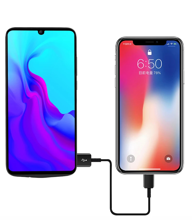 Внешний аккумулятор USB зарядное устройство чехол для Huawei P30 Pro противоударный