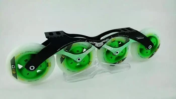 

free shipping speed skating frame ps core 4th 4x100 4x110 with wheels