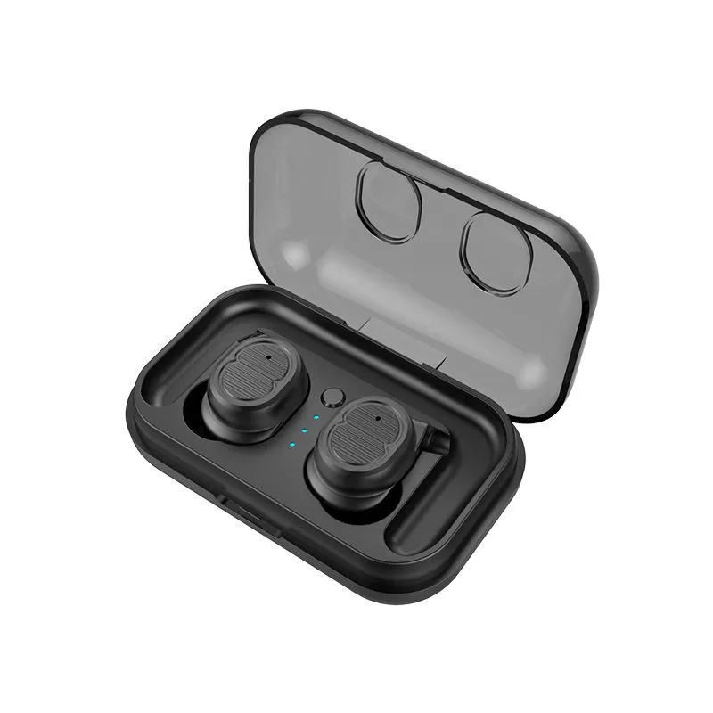 TWS bluetooth-наушники 4,2 с зарядным отсеком, беспроводная гарнитура с одним ухом, сенсорная, двойная гарнитура Bluetooth с микрофоном