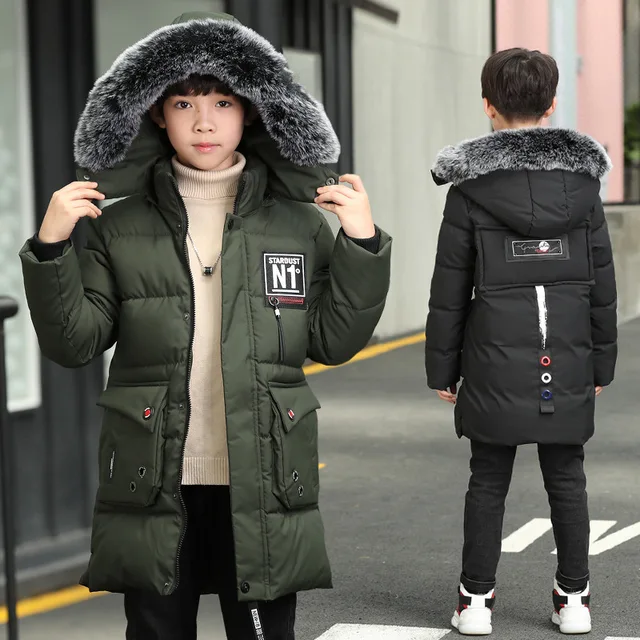 Winter Thicken Windproof Warm Kids Coat Waterproof Children Outerwear