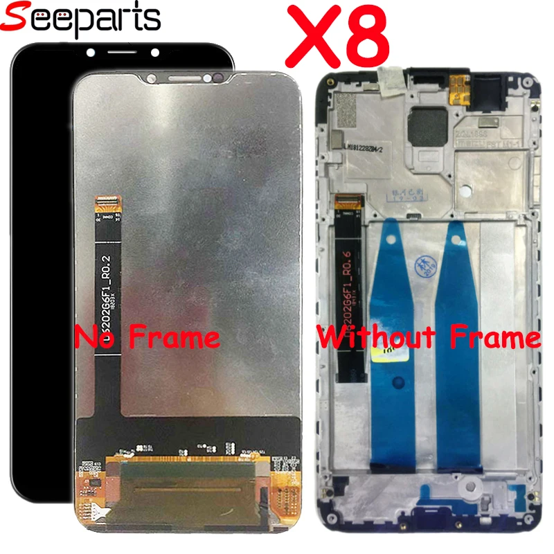 100% Tested For Meizu X8 LCD Display +Digitizer Touch Screen Glass Replacement Parts x8 With Frame | Мобильные телефоны и