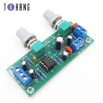 

DC12-24V 78x32X1.6mm NE5532 Filter Bass Tone Subwoofer Pre-Amplifier Preamp Board