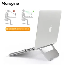 Складная подставка для ноутбука алюминиевая настольная Регулируемая подставка для ноутбука настольная подставка для ноутбука 7-15 дюймов Macbook Pro Air