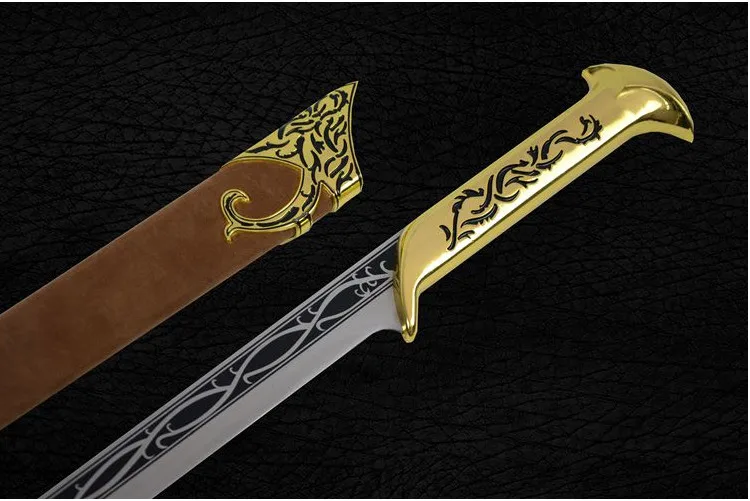 Flash Deal Film Television Animation Lord Of The Rings Sword Hobbit Anti -Body Weapons Home Decoration Crafts Not Open Blade Christmas Gift 13