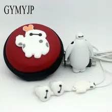 Baymax Миньоны Аниме Спорт MP3 музыкальный плеер с наушниками и сумкой