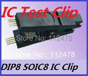 

free shipping programmer testing clip SOIC 8 SOIC8 DIP8 DIP 8 Pin IC Tools Chip Way SMD Programming Program Testing Test Clip