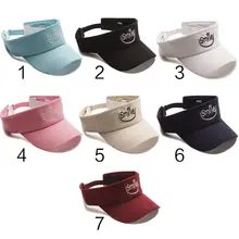 Женская и мужская Корейская Стильная летняя свободная бейсбольная кепка, регулируемая бейсбольная кепка с вышитыми буквами, одноцветная Спортивная уличный солнцезащитный козырек, шапка