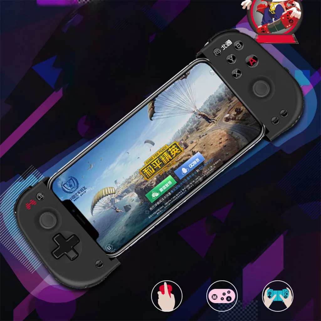 

Game Controller Wireless Bluetooth Gamepad ControllerJoystick Telescopic Gaming for Android iOS Gamer Gaming Gamepad Player