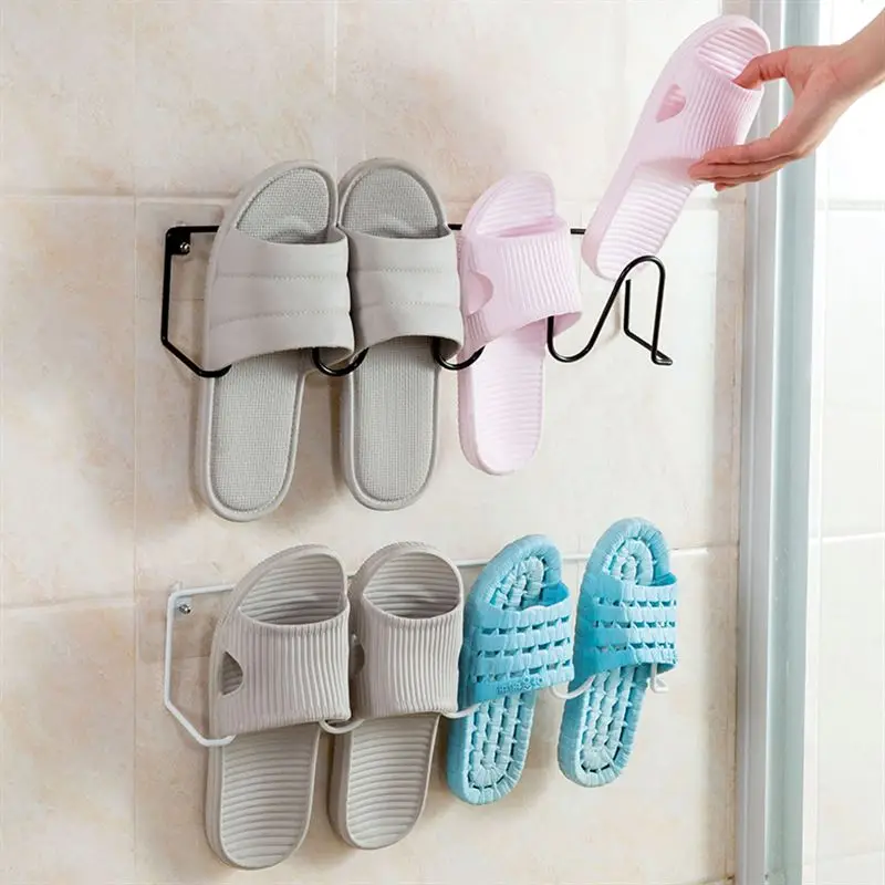

Practical iron wall-mounted shoe rack for living room bathroom shelf Stand Cabinet Display Shelf Organizer storage Rack