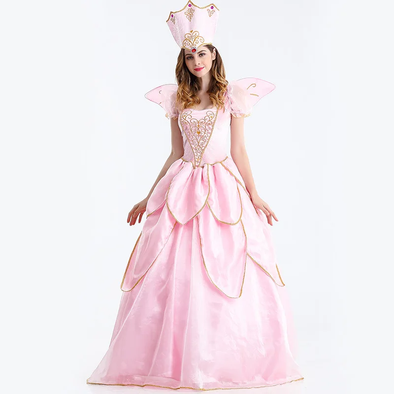 

Snow Queen Princess Anna Made Cosplay Costume For Adult Womens With Cloak Coronation Carnival high quality princess elsa dress