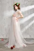 Pregnant Maternity Women Fashion Photography Props Romantic Elegant long Fairy Trailing Dress Photo shoot Shower dress
