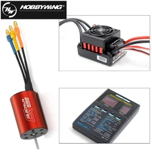 1set Original Hobbywing QuicRun WP 16BL30 Brushless Speed Controller 30A ESC 2435 4500kv motor programe card
