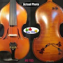 Барокко Стиль SONG бренд мастер инкрустация кленовый лист/два cicad 4/4 скрипка#9785