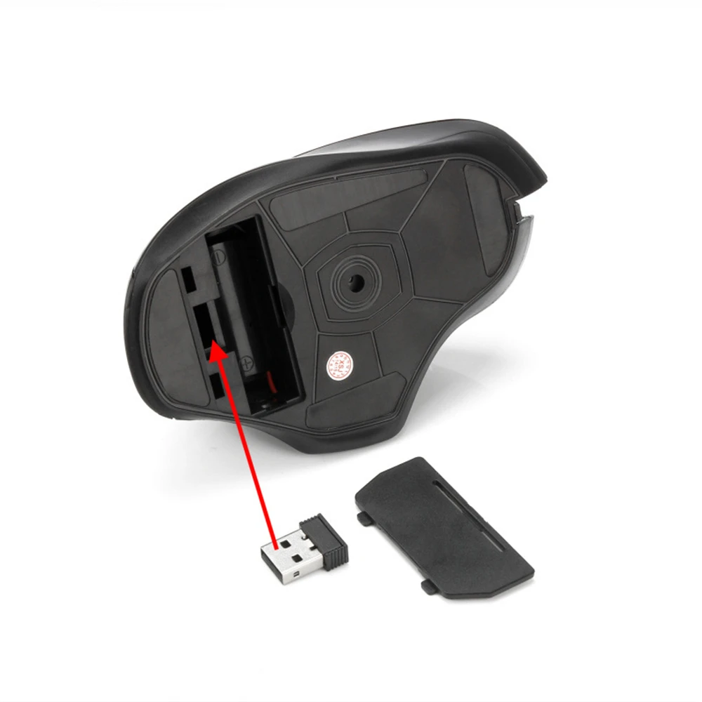 Wireless Gaming Mouse Computer Accessories With Optical 2.4G USB 2400 DPI 8 buttons (4)