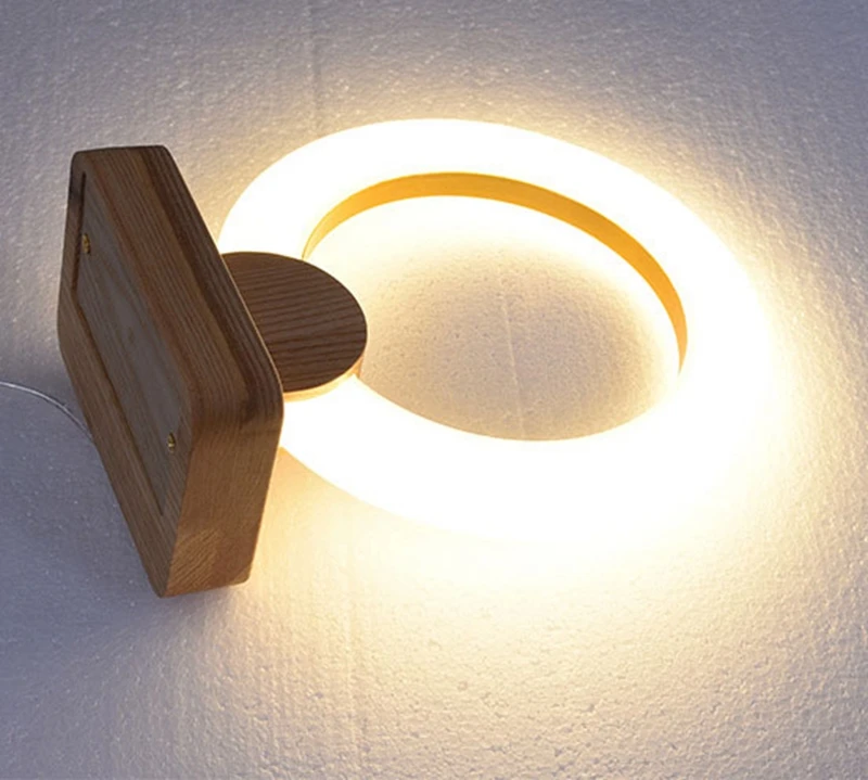 Nordic Modern Solid Wood Round Table Lamp Eye Protection Study Bedroom Licing Room Bedside Desk Lamp Home Decoration Light (2)