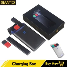 Легкая Портативный Зарядное устройство Мощность Bank зарядное устройство Батарея Чехол держатель совместимый для Juul00 зарядки стручки Чехол держатель коробка