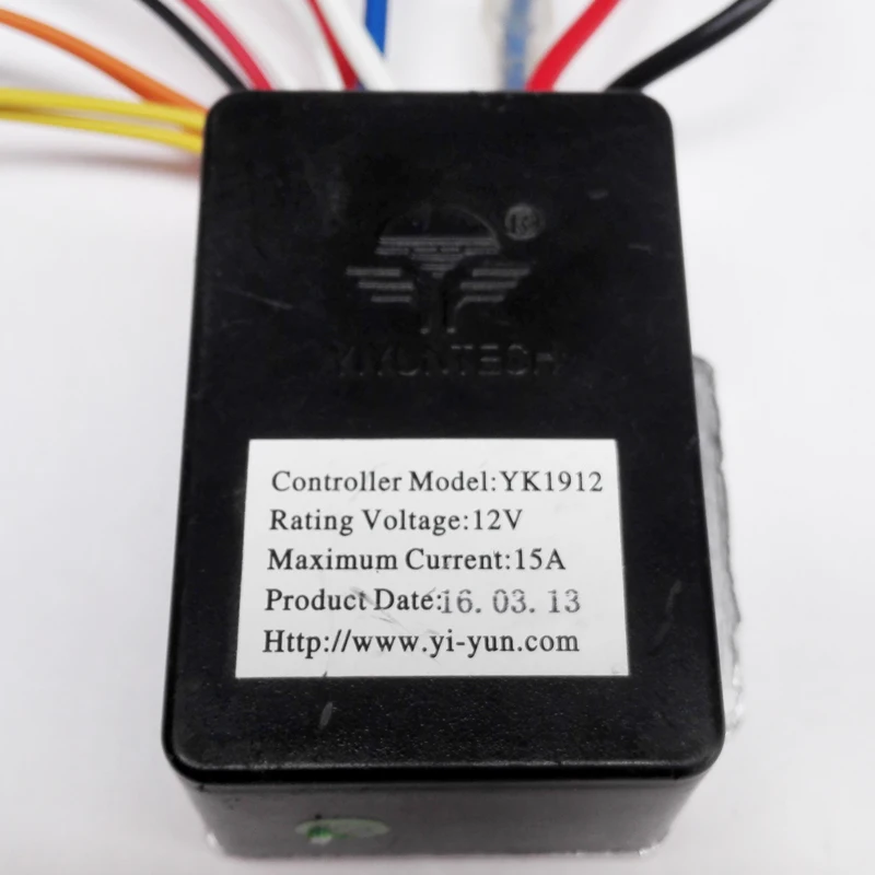 12V15A تحكم YK1912 ل فرشاة السيارات الصغيرة تصفح سكوتر كهربائي