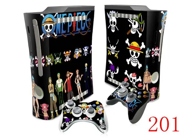 

OSTSTICKER One Piece Man Sticker For Microsoft 360 Fat Sticker Skin Sticker For Xbox 360 Fat Decal free shipping
