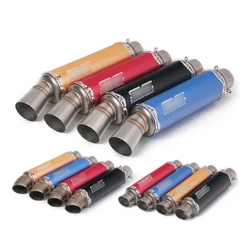 

Universal 38-51 mm Silencer Exhaust Pipe Motorcycle Exhaust Muffler Pipe with Removable DB Killer Escape Stainless Steel