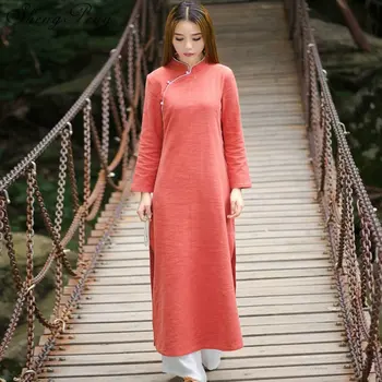 

Traditional chinese clothing oriental robe ao dai dress chinese oriental dress chinese dress for women oriental cheongsam CC286