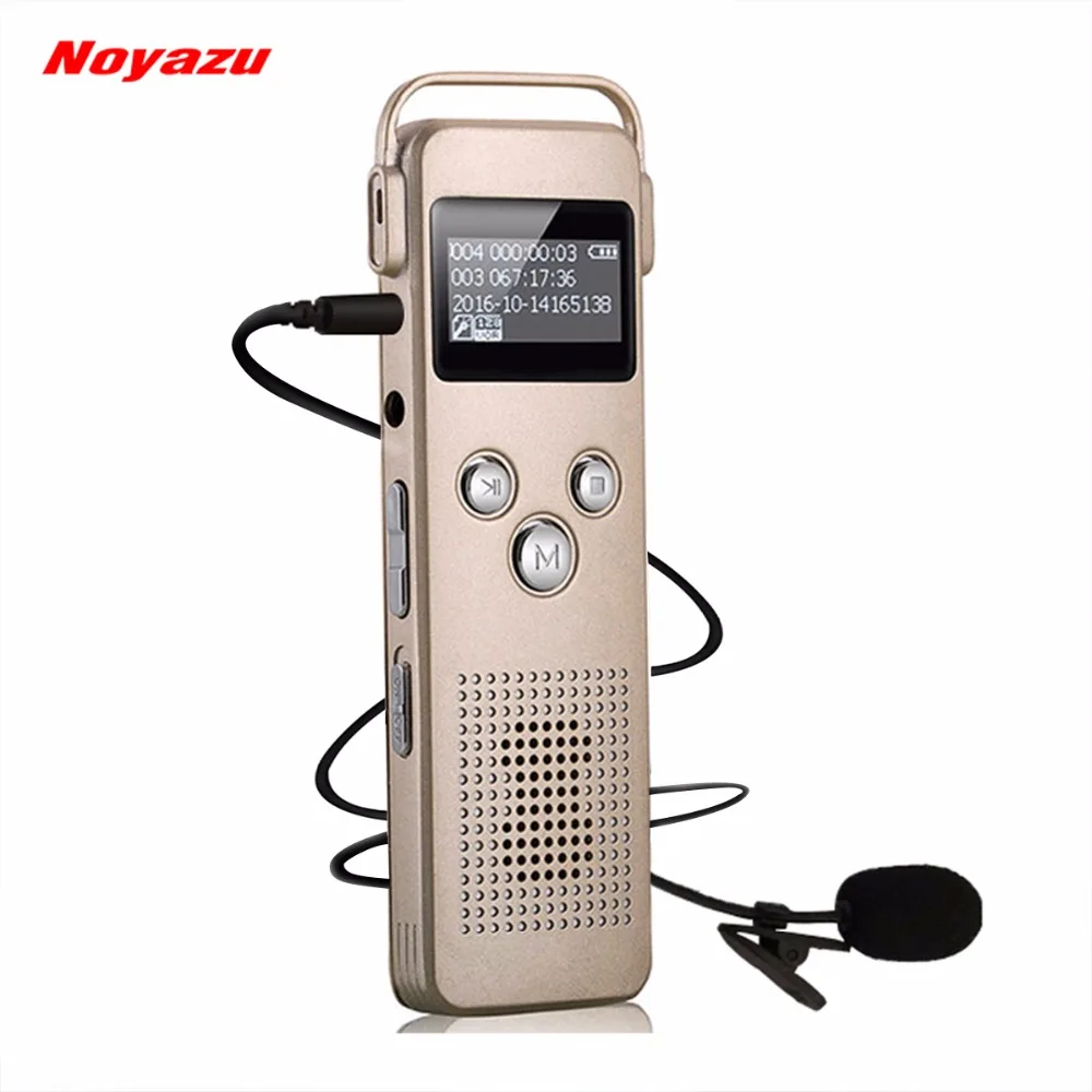 

NOYAZU A20 Original 8G Voice Activated Recorder Support Telephone Recording Digital Audio Voice Recorder Mp3 Player Dictaphone