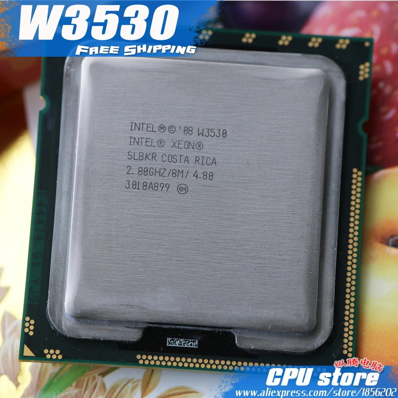 Intel Ксеон W3530 Процессор процессор/2 8 ГГц/LGA1366/8 Мб L3 Кэш/Quad-Core/сервер процессор