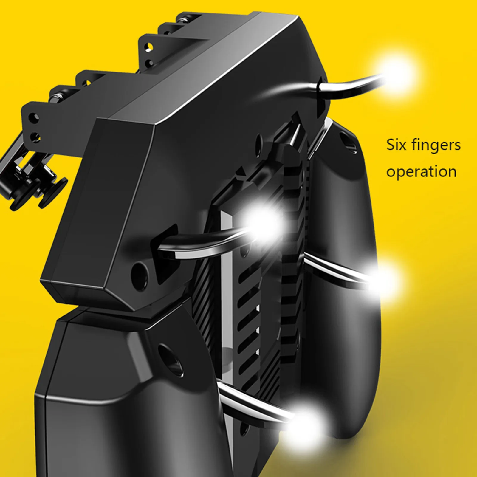  PUBG Game Rechargeable Gamepad Joystick 4000mAh Power Bank Controller with Cooling Fan For Android 