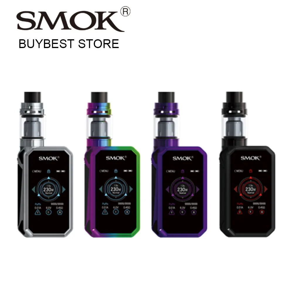 100 Original SMOK G PRIV 2 Vape Kit With 4ml 2ml TFV8 X BabyTank 230W Gpriv