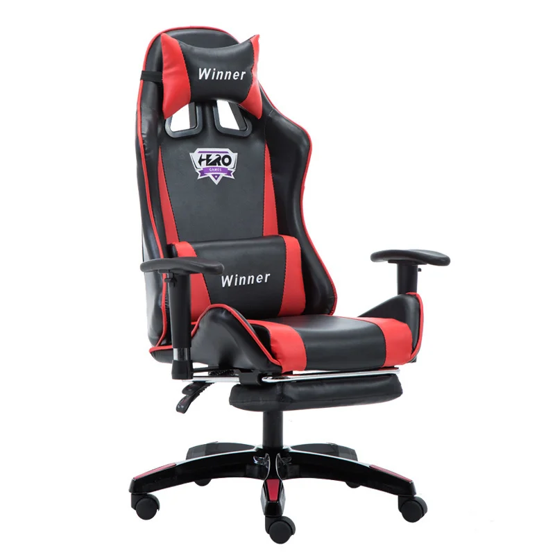 

High Quality Jh701 Boss Silla Gamer Live Synthetic Leather Chair Can Lie Ergonomics Wheel Massage Office Furniture Nylon Feet