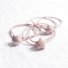 Hot Simple Candy Color Star Girls Hair Rope Elastic Hair Rings Kids Ponytail Rubber band Hot Simple Candy Color Star Girls Hair Rope Elastic Hair Rings Kids Ponytail Rubber band