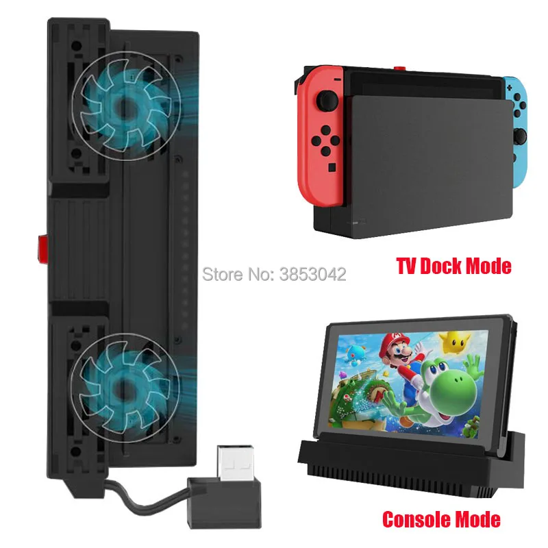 New Accessories For Nintend Switch USB Cooling Fan External Cooler for