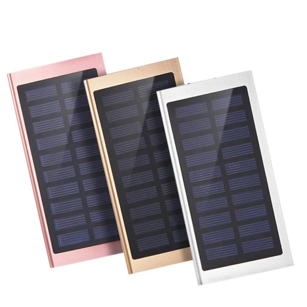 

ONLENY Solar Panel Charger External Battery For iPhone 8 Huawei xiaomi mi Powerbank Portable Charger Power Bank 20000mAh